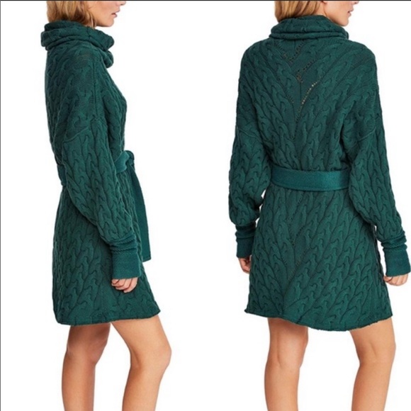 Free People Emerald Sweater Dress - Picture 3 of 4